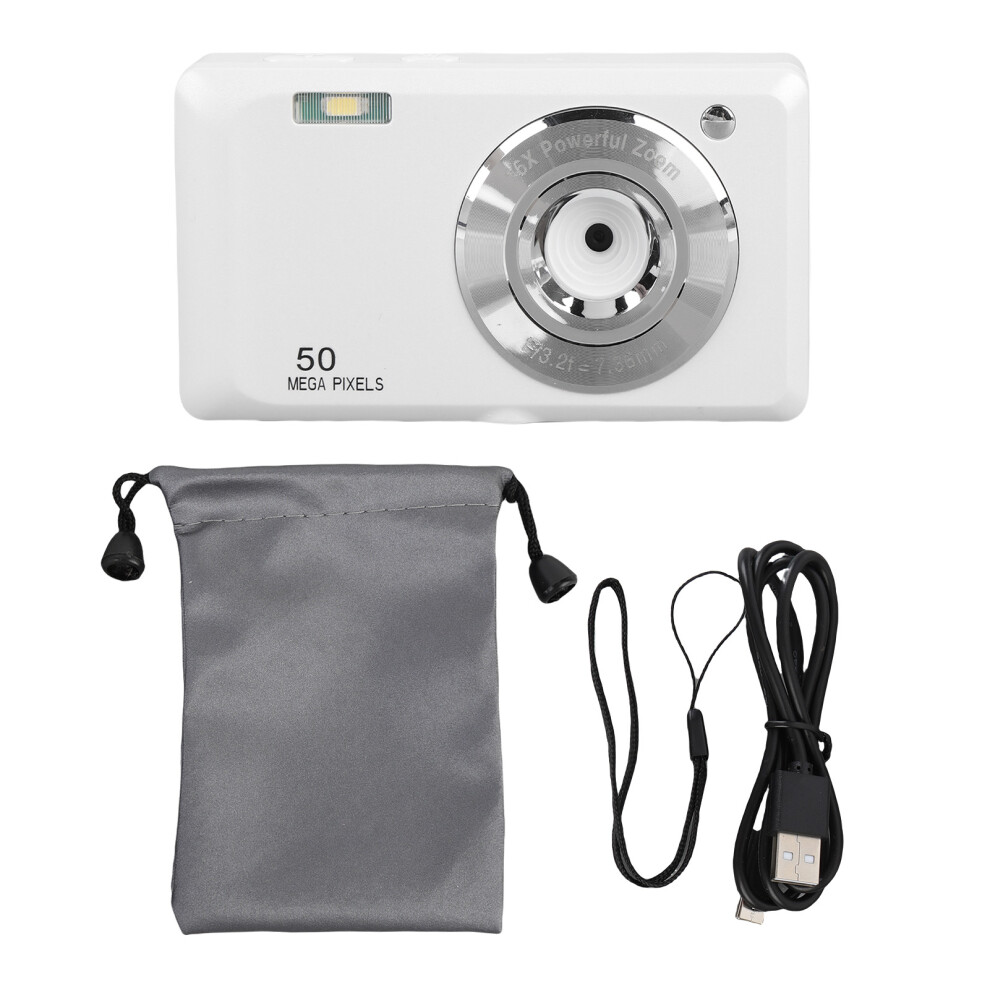 Digital Camera 4K 50Mp 16X Zoom Autofocus 2.7" Color Display Portable 643505176421