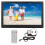 (EU Plug) 15.6in Digital Photo Frame 1920x1080P IPS Clock Calendar 100-240V 1