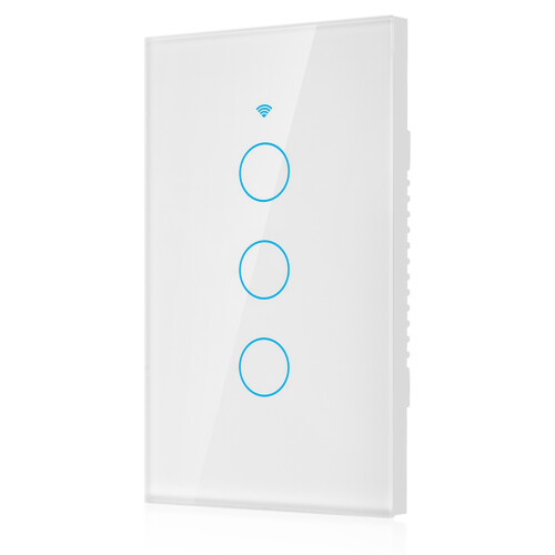 WLAN-Touch-Schalter 3-fach AC 90 (Weiß) 2