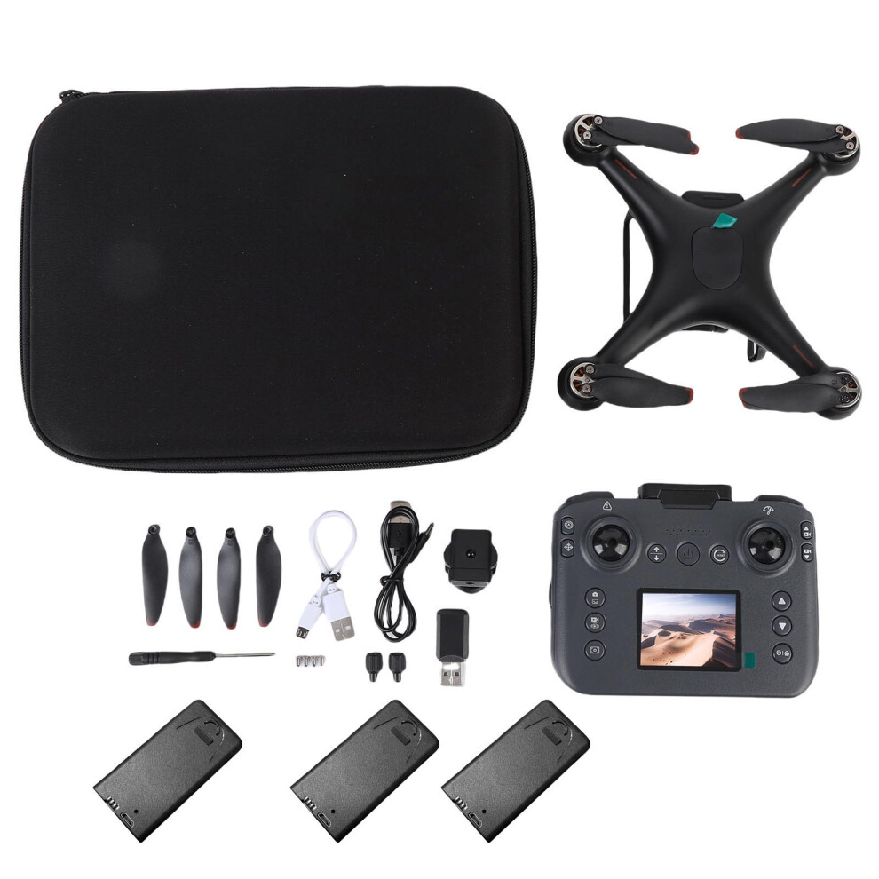 (3 Batteries) Rc Drone With Camera Six Axis Gyroscope Obstacle Avoidance 3 Batteries 643505176490