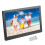 (EU Plug) 15.6in Digital Photo Frame 1920x1080P IPS Clock Calendar 100-240V 2
