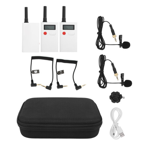 Mcoplus UHFWMU48 Wireless Lavalier Mic with Tx/Rx for Vlog
