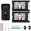 7inch Wired Color Video Intercom Night Vision Rain Proof Doorbell 1