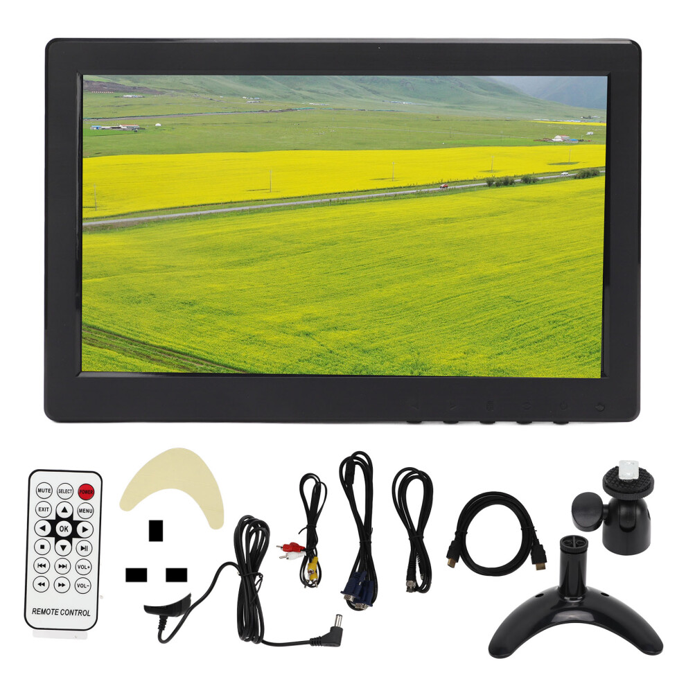 (Uk Plug) 9In Tft Lcd Monitor Hd Gaming Multi-Input Speaker 100-240V Uk Plug 643505121551