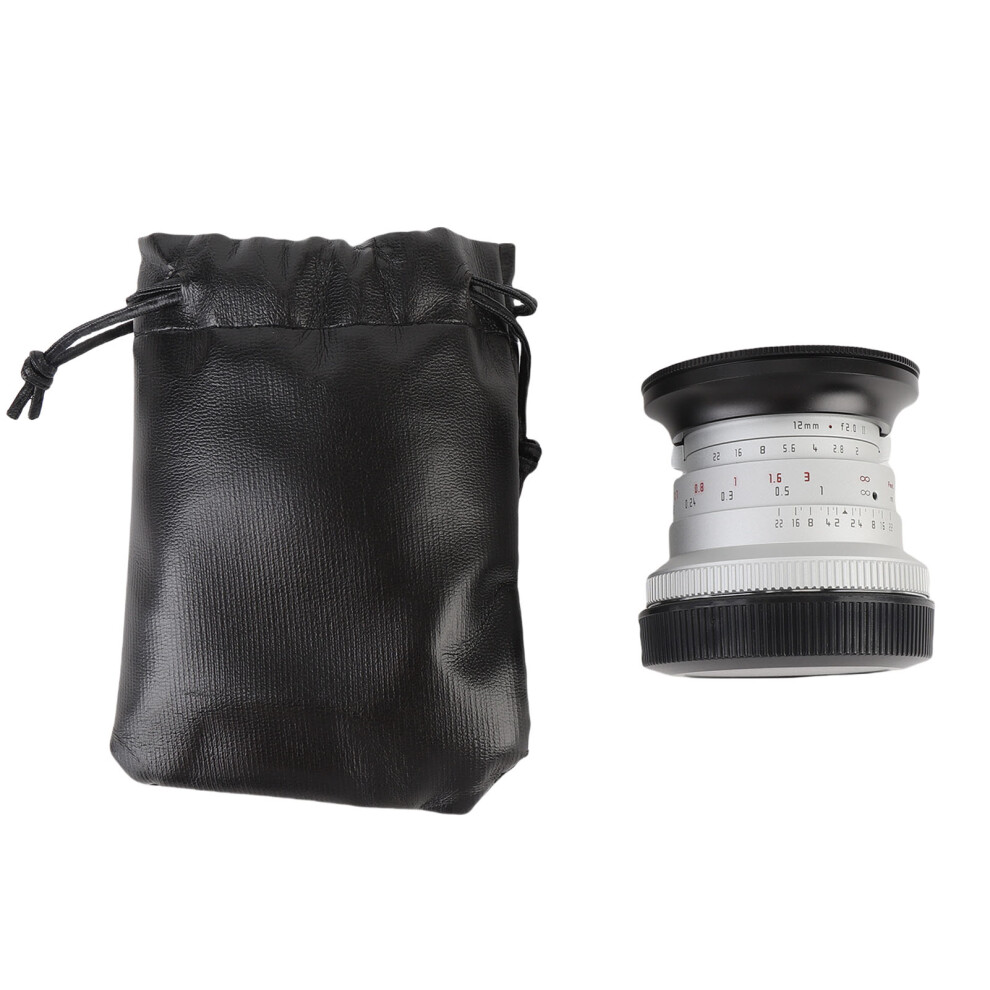 () 12Mm F2.0 Aps-C Rf Mount Lens For R7 R10 R50 R100 Rp R5 R6 Silver/Black 643505176629