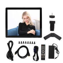 (US Plug) 19in TFT LCD Monitor VGA HD AV BNC USB DC Input Portable 100-240V UK