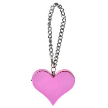 130DB Heart Shape Alarm Keychain Emergency Siren Pink