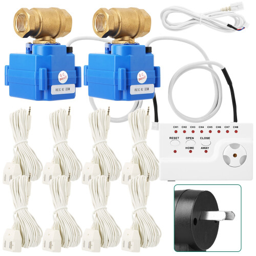 Wasseraustrittsmelder mit automatischem Absperrventil DN15