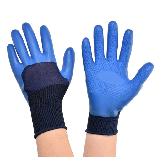 Anti-Rutsch Latex Arbeitshandschuhe Wasserdicht 1