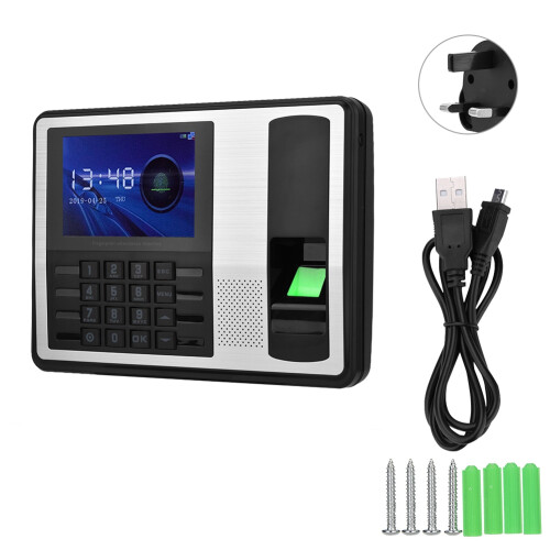 4inch TFT LCD Screen ID Card Fingerprint Password Attendance Machine
