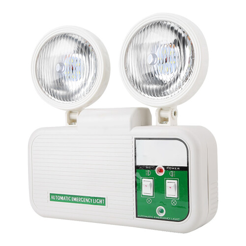 2W Dual Lamp Head Exit 9 LEDs Emergency Light 2