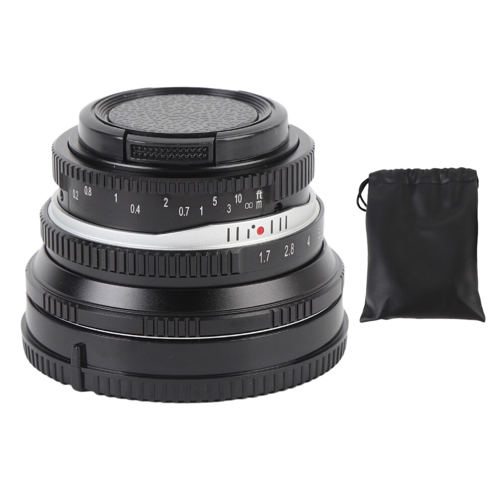 (Black) 25Mm F1.7 Manual Focus Lens Nex E Mount Black 643505176766