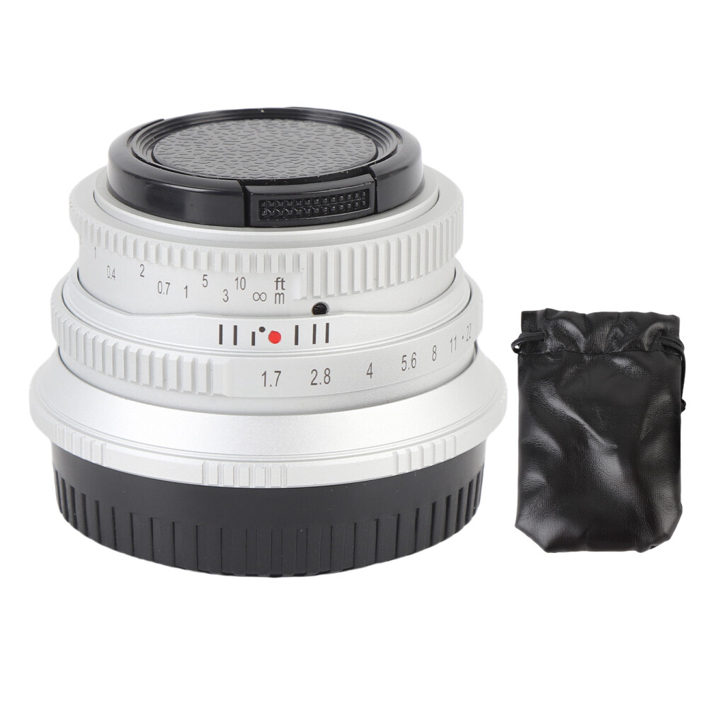 (Silver) 25Mm F1.7 Manual Focus Lens Fx Mount Silver 643505176773
