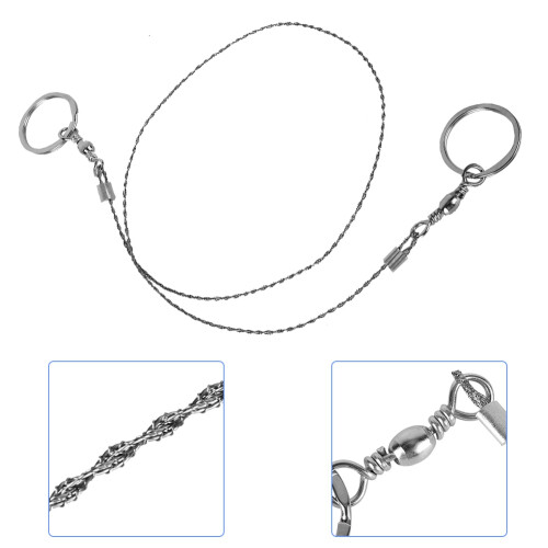 Portable Stainless Steel Wire Saw 360 Camping Emergency 2