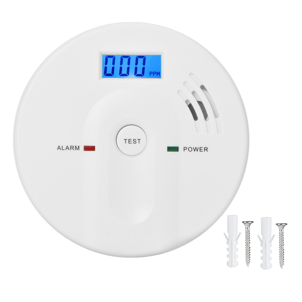 Lcd Digital Co Gas Sensor Alarm Detector 604725167750