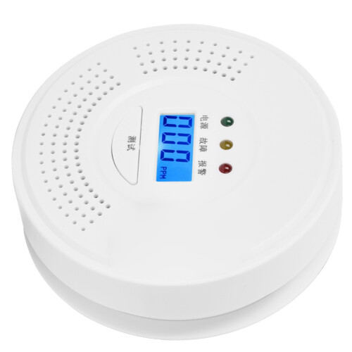 LCD CO-Warnungsmelder mit Sprachalarm und Rauchsensor 1