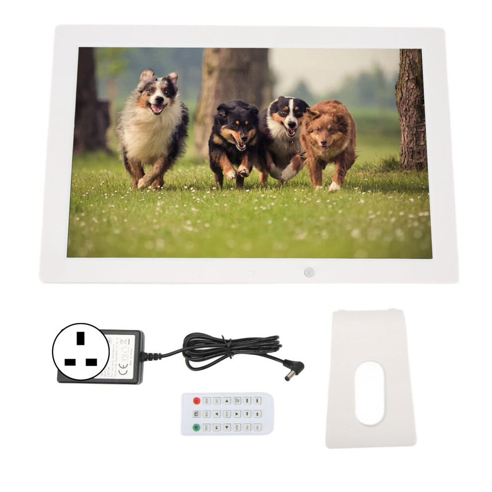 (Uk Plug) 17In Digital Photo Frame 1080P Smart Remote 100-240V Eu Plug 643505122275