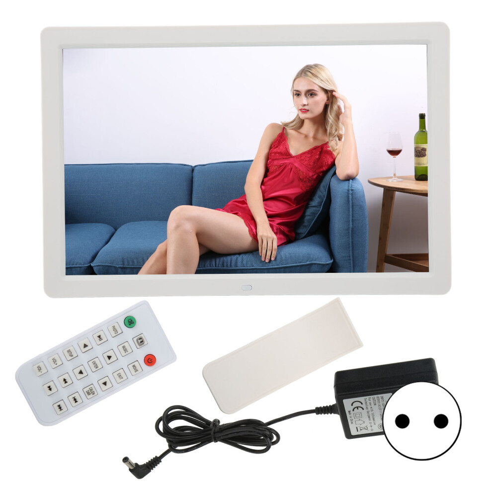 (Eu Plug) 17In Hd Digital Photo Frame Video Clock Calendar 100-240V Us Plug 643505122558