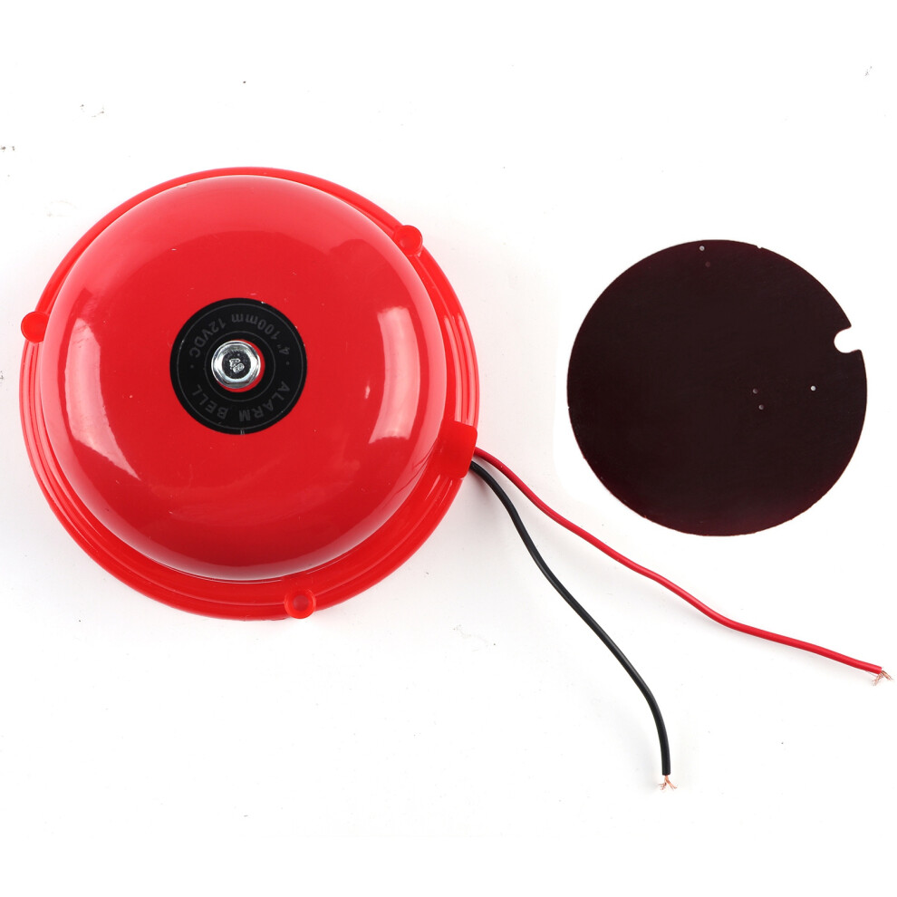 4" Metal Fire Control Internal Strike Bell 100Db 12V Dc 604725105189