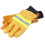 Paar Kuhleder-Handschuhe Feuersicher Hitzebeständig Lang 1