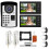 7" LCD Wired Fingerprint Video Door Phone Intercom Kit 1