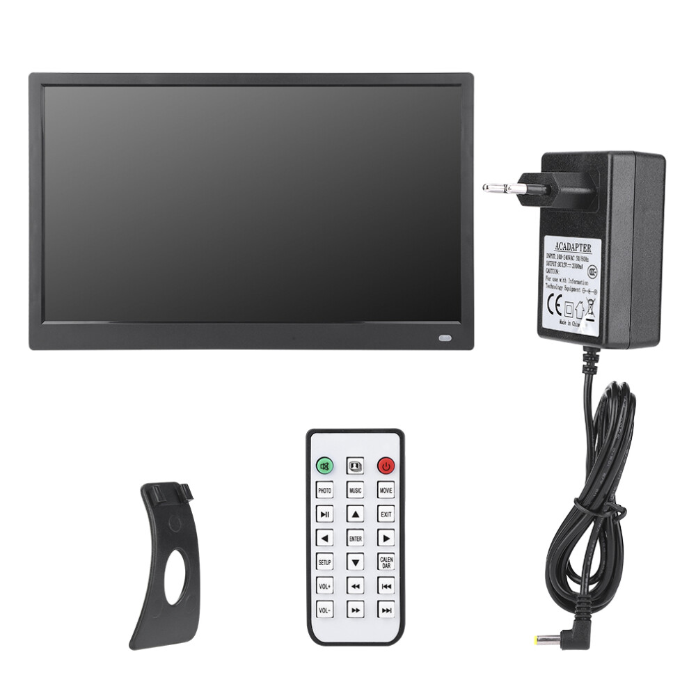 (Eu Plug 100-240V) 15.6 Inch Hd Photo Album Frame Video Music Player Eu Plug 643505153316