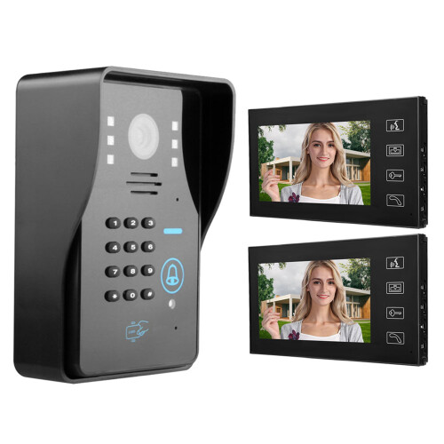 7in Wired Intercom Video Phone with Password 2