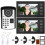 7in Wired Video Door Phone Intercom Fingerprint Password Remote Unlock 1