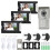 3-Unit Wired Video Door Phone Audio Intercom Entry System 1