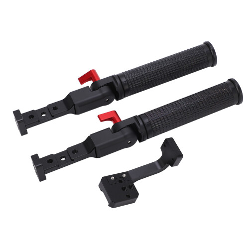 Dual Handle Grip for RS2 Gimbal with 1/4" Screw and Cold Shoe 2