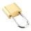 Outdoor Lock 4-Digit Combination Padlock Waterproof Brass 3