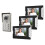 3-Unit Wired Video Door Phone Audio Intercom Entry System 2