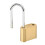Outdoor Lock 4-Digit Combination Padlock Waterproof Brass 4