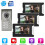 3-Unit Wired Video Door Phone Audio Intercom Entry System 5