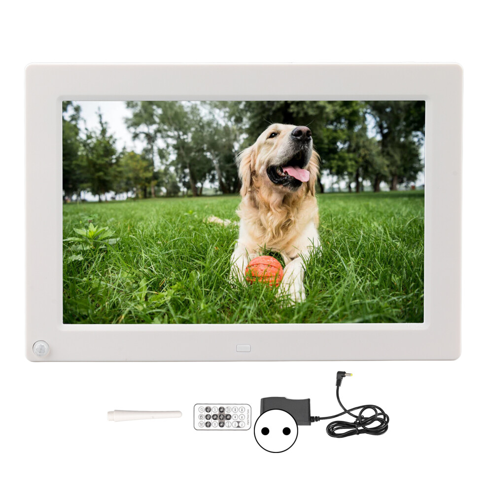 (Eu Plug) 10In Digital Photo Frame Hd With Remote Eu Plug White 643505124514