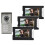 3-Unit Wired Video Door Phone Audio Intercom Entry System 3