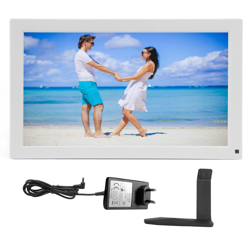 (Eu Plug) 15.6 Inch Digital Photo Frame Hd Ips Wifi Touchscreen App Control 643505107784