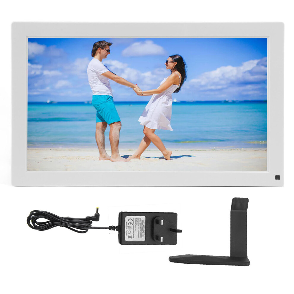 (Uk Plug) 15.6 Inch Digital Photo Frame Hd Ips Wifi Touchscreen App Control 643505107760