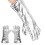 700C High Temp 5-Finger Thick Radiation Insulating Gloves 4