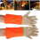 Artificial Leather Wear Resistant Flame Retardant Fireproof Gloves 4
