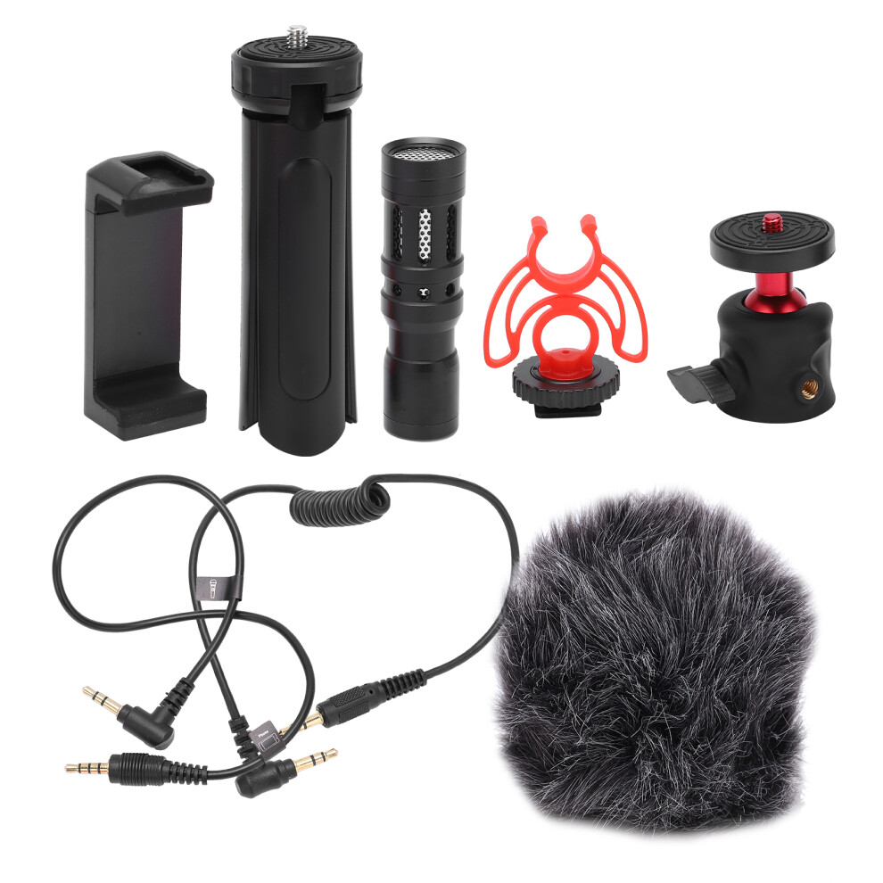 Manbily Slr Camera Mic With Tripod Clip 643505138115