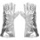 700C High Temp 5-Finger Thick Radiation Insulating Gloves 2