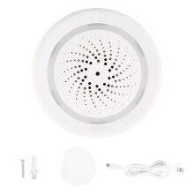Smart WiFi Sirene Alarm USB App Temp-/Feuchtigkeitssensor