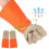 Artificial Leather Wear Resistant Flame Retardant Fireproof Gloves 5
