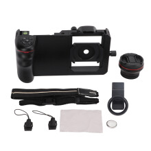 Phone Video Rig Handheld Smartphone Stabilizer Universal 2 in 1 Lens