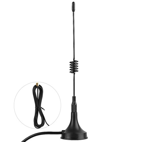 5.0dBi 433MHz Antenne SMA mit Saugnapf 2