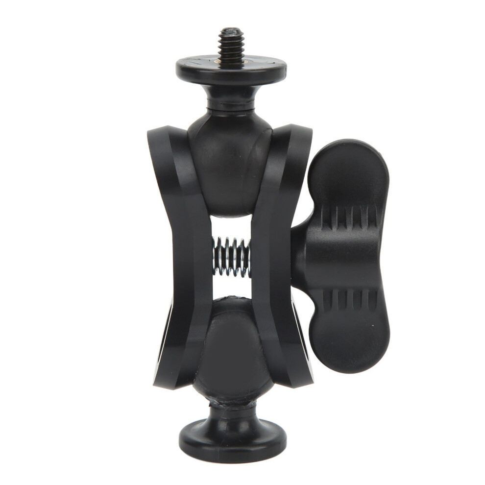 Double Ball Head Mount 360 Rotating 1/4" Camera Adapter For Diving 643505008265