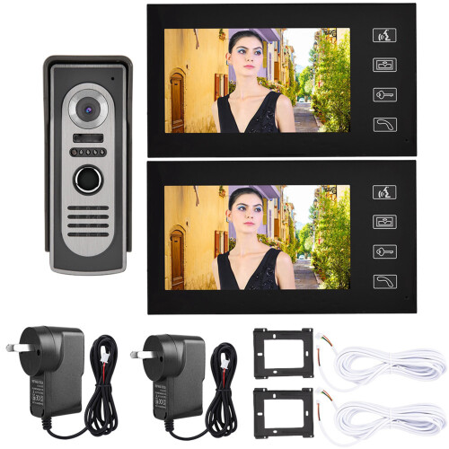 7 inch LCD Wired Video Doorbell Night Vision Smart Kit