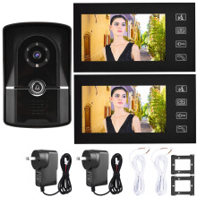 7" LCD Door Video Phone Wired Intercom Kit 1V2 806FG12