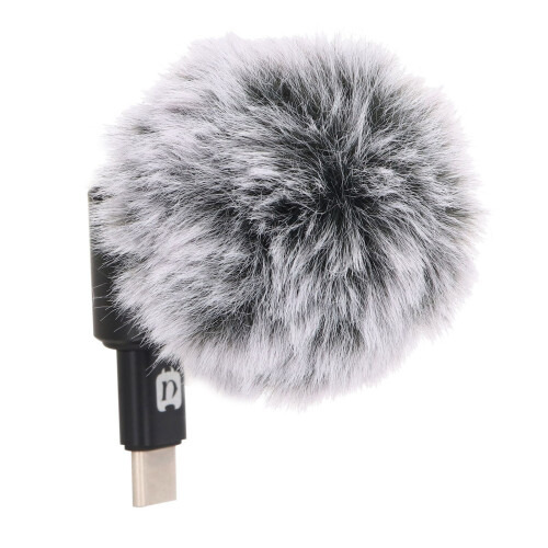 (Type C ‑40db±3db) PULUZ Smartphone Mic 90 Adjustable Noise Reduction 3.5mm -22db3db 2